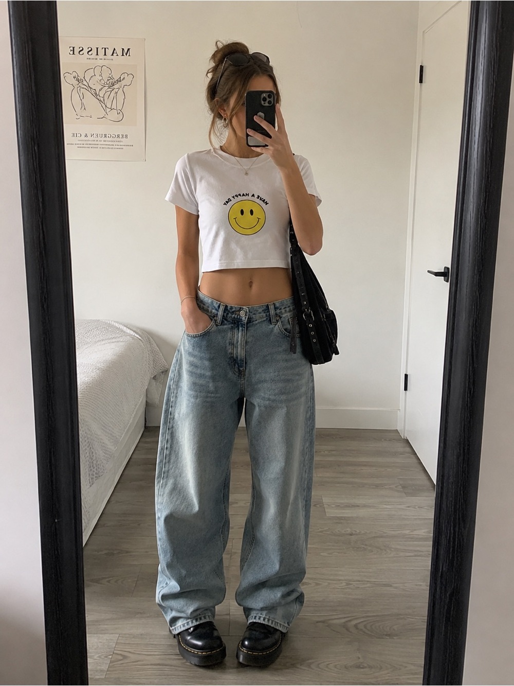Smiley Cropped Tee